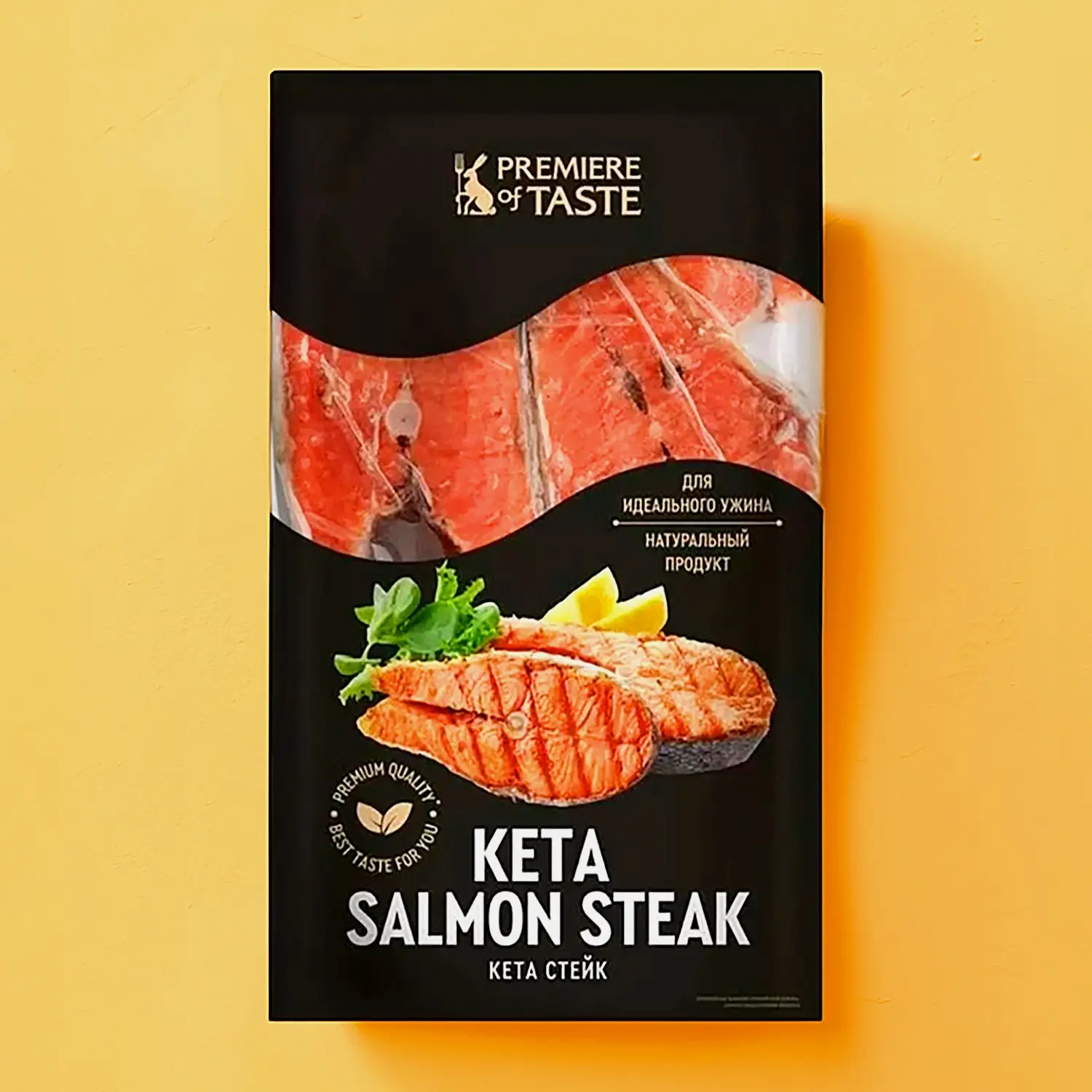 Стейк кеты быстрозамороженный Premiere of taste 500г Стейк кеты быстрозамороженный Premiere of taste 500г