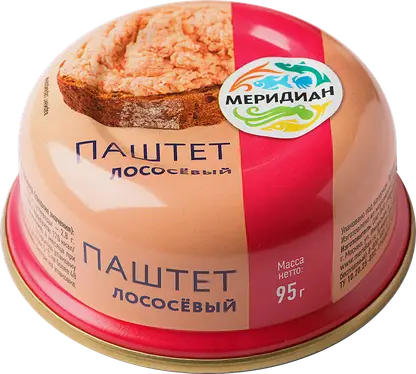 Паштет Меридиан Лососевый 95г