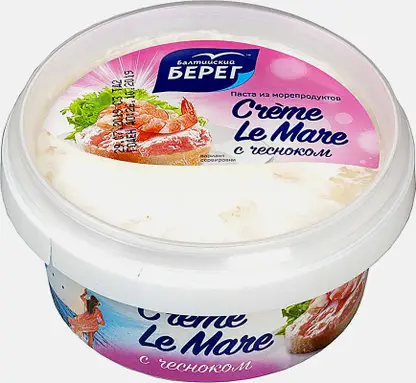 Паста Балтийский Берег Creme Le Mare с чесноком 150г