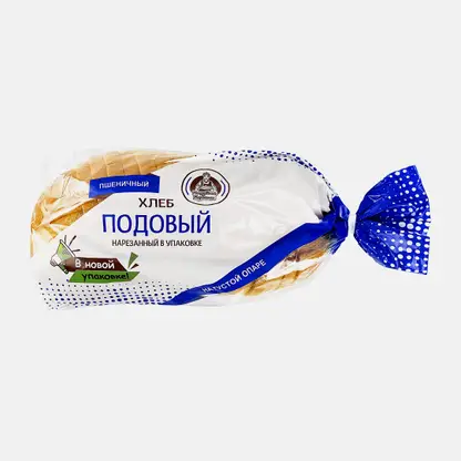 Хлеб Подовый белый нарезанный Краснодарский хлебозавод №6 550г