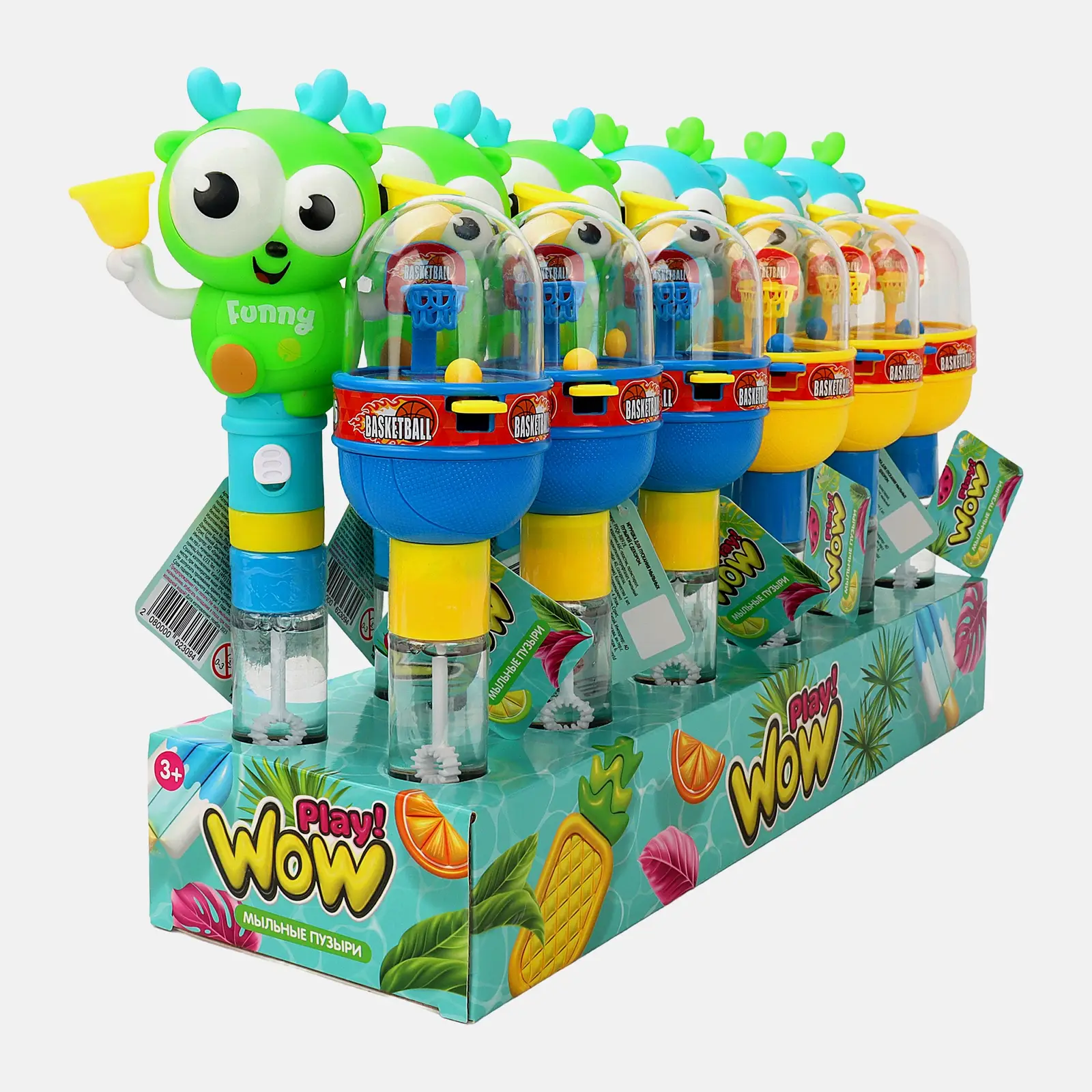Игровые мыльные пузыри с игрушкой Wowplay! 35мл в ассортименте - фото 6 Игровые мыльные пузыри с игрушкой Wowplay! 35мл в ассортименте - фото 6