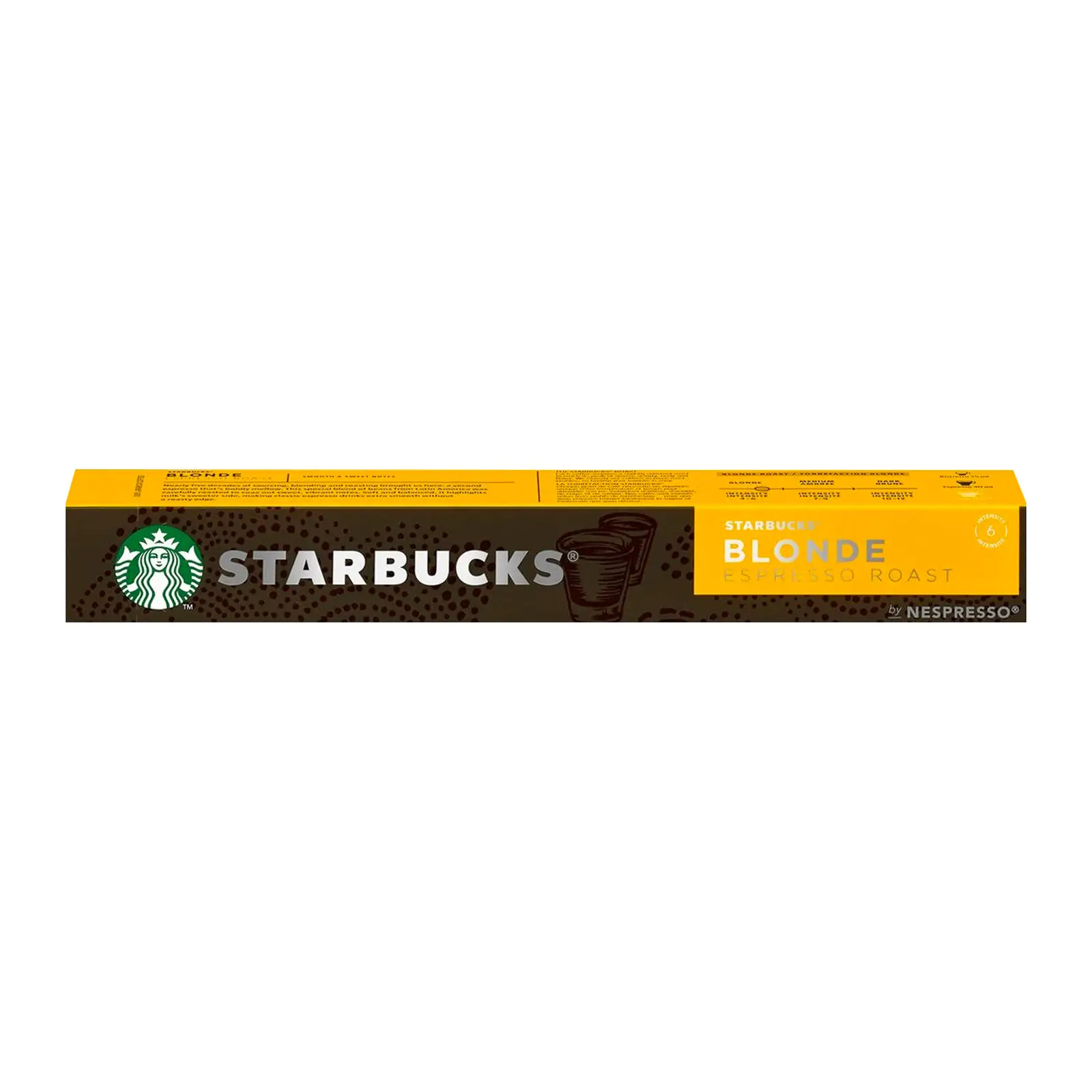 Изображение товара Кофе в капсулах Starbucks Blonde Espresso Roast 53г для Nespresso
